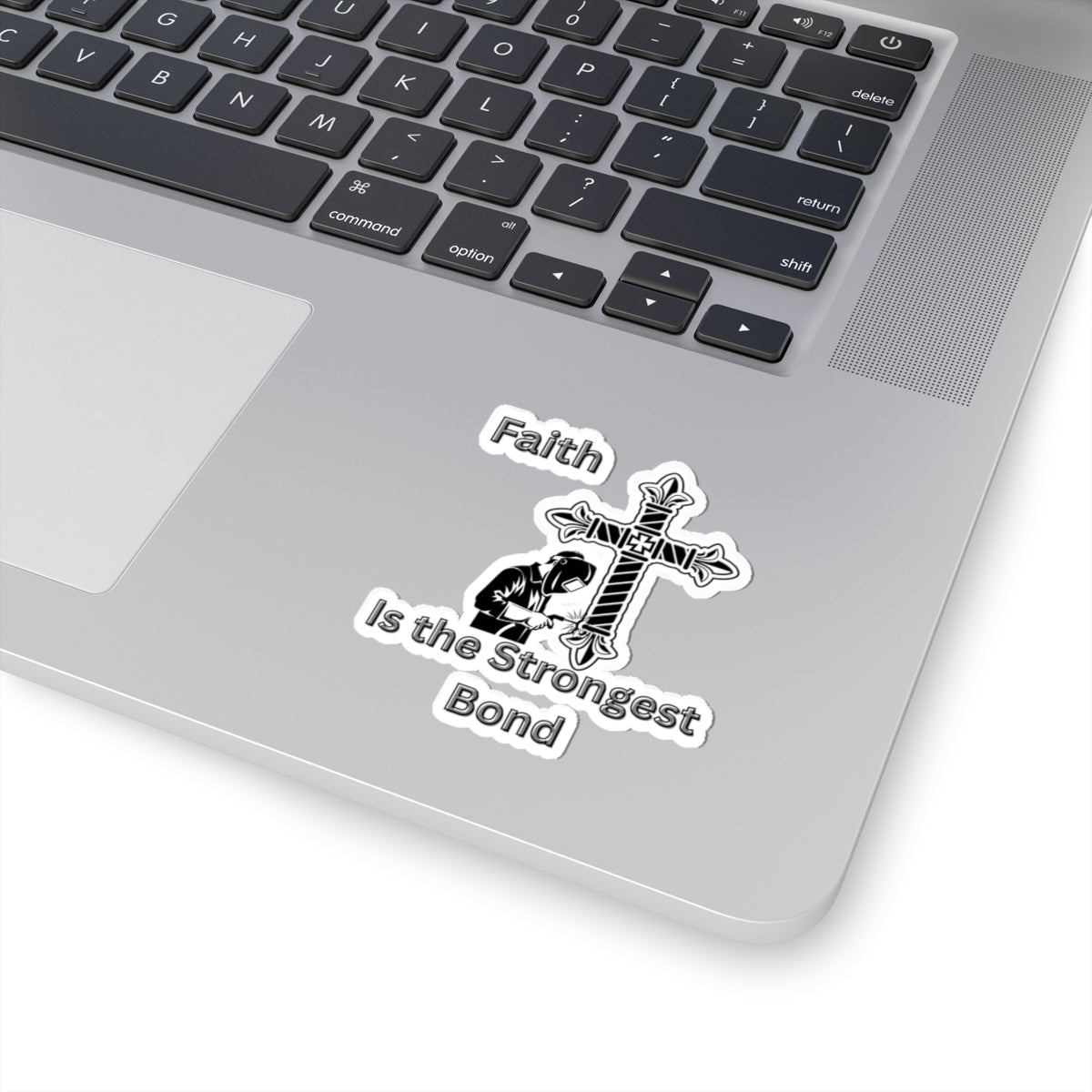 Faith Cross Welder Sticker