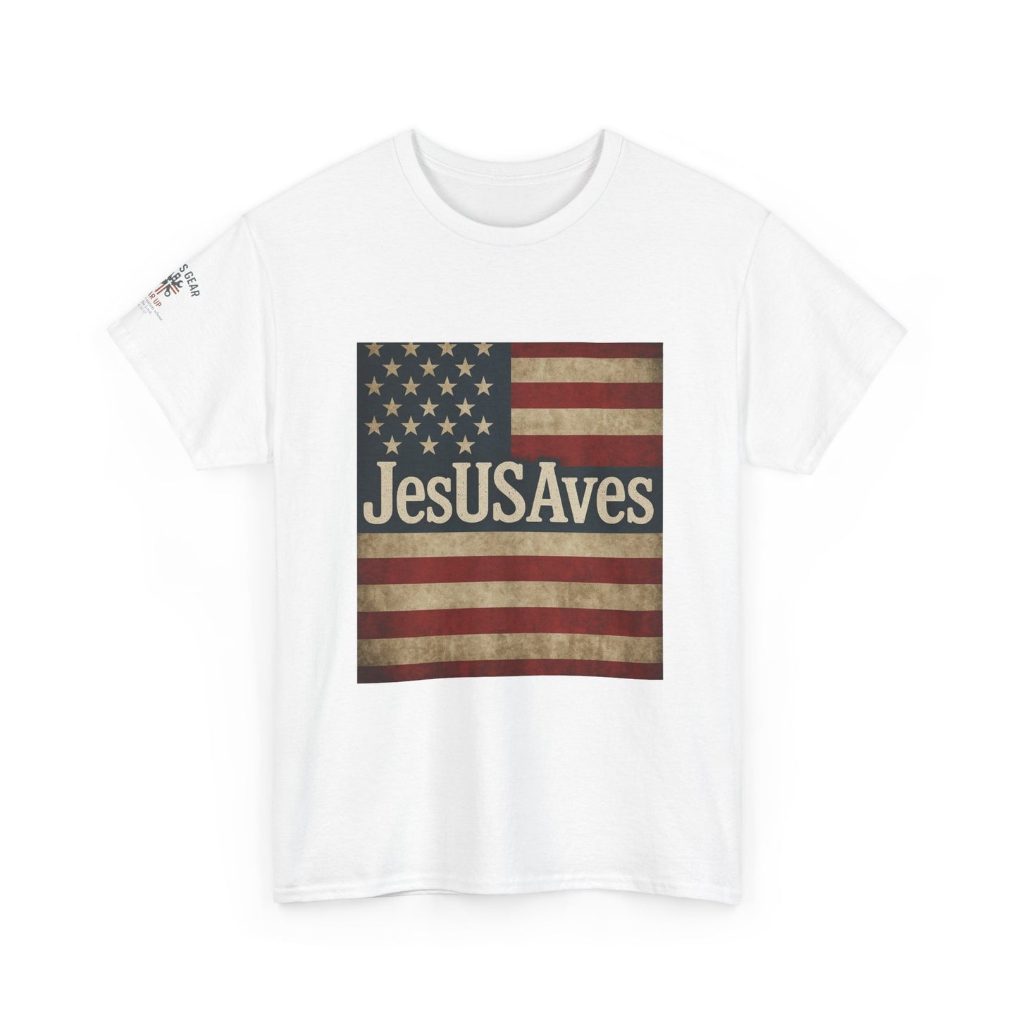 JesUSAves Unisex Tee - American Flag Design