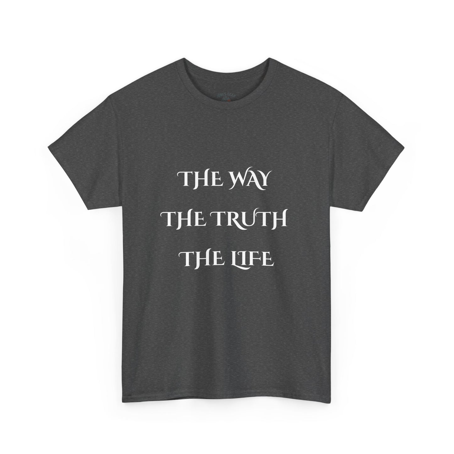 Religious T-Shirt with 'The Way The Truth The Life' Design