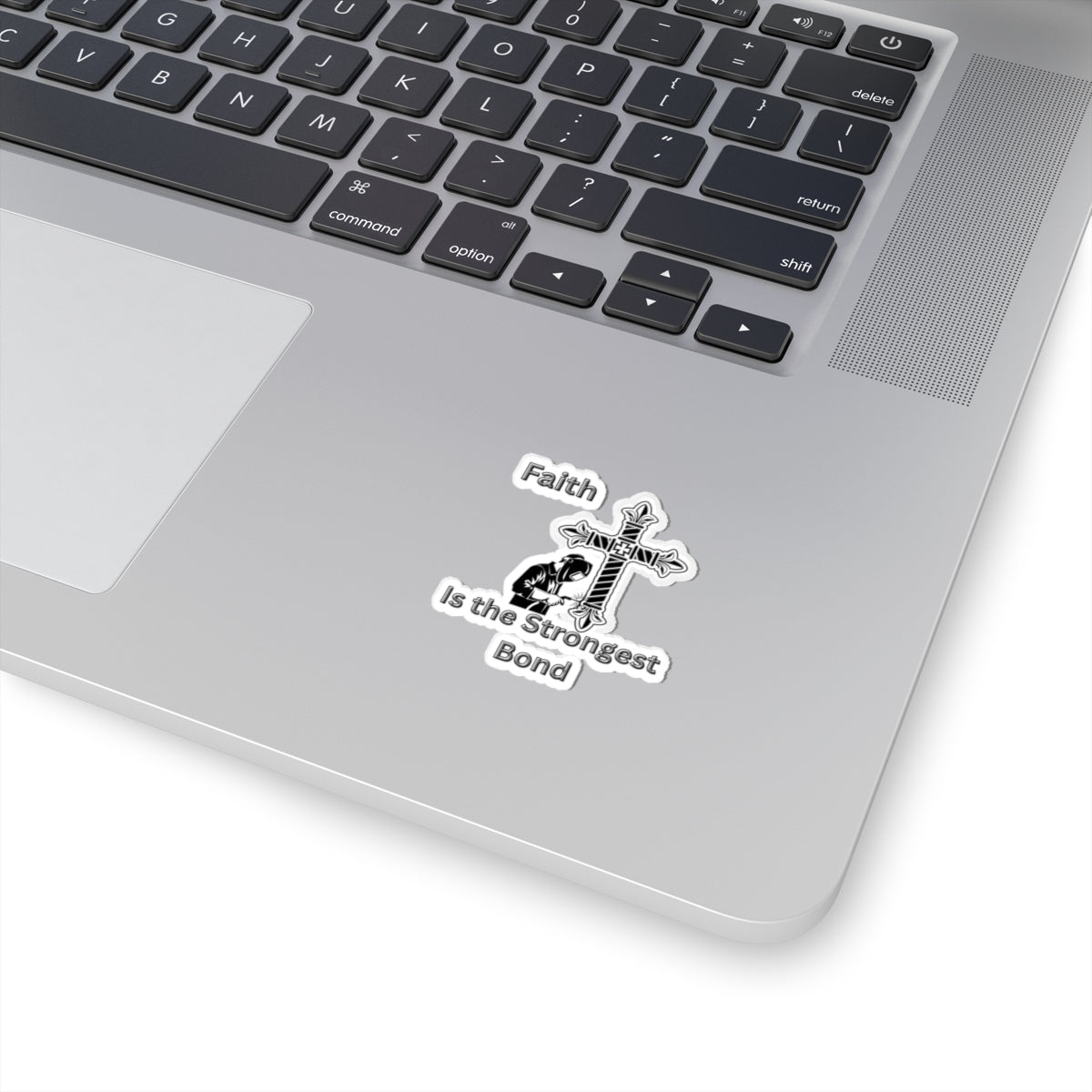Faith Cross Welder Sticker