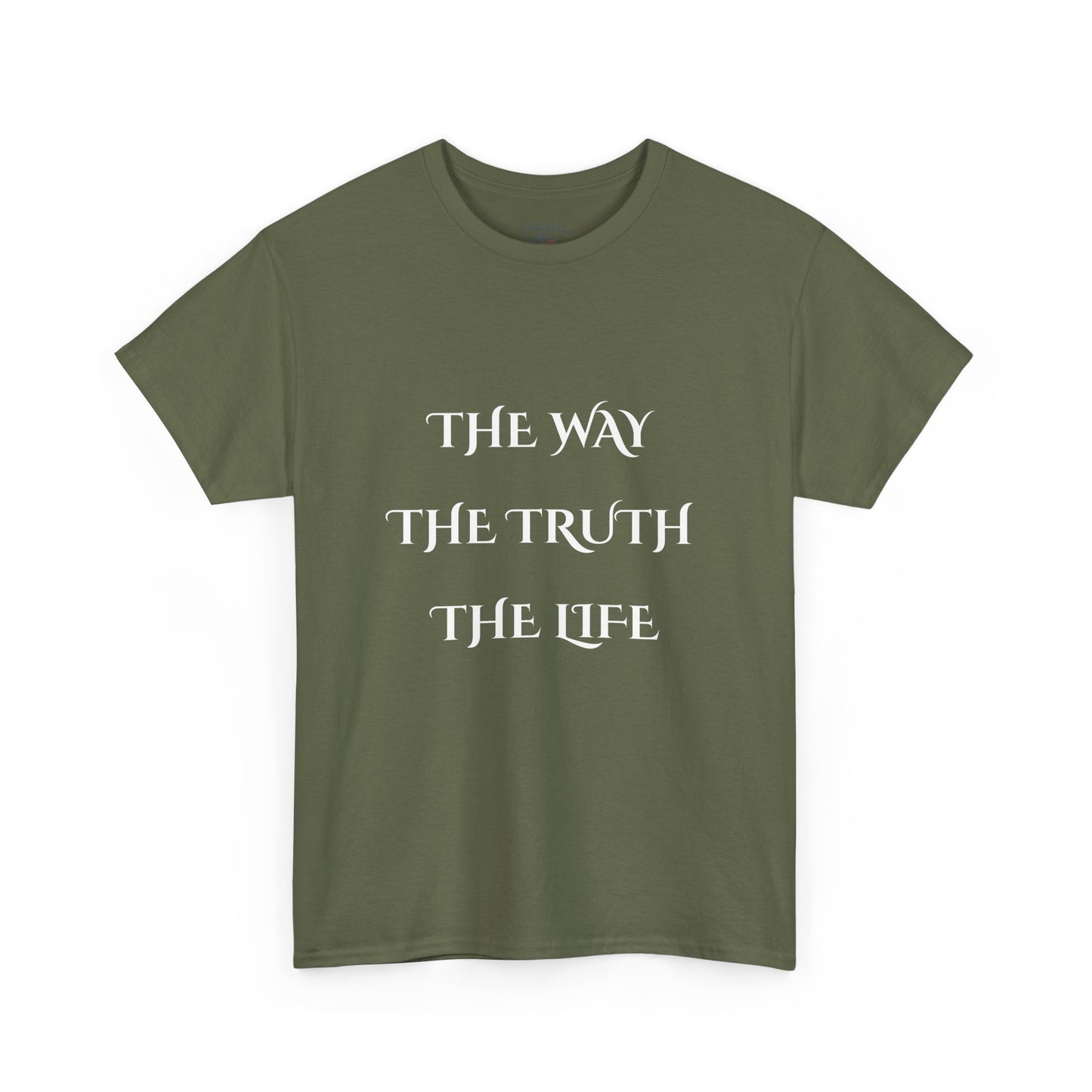 Religious T-Shirt with 'The Way The Truth The Life' Design